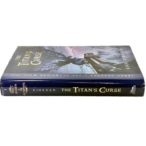 The Titan's Curse By Rick Riordan 2007 First Edition/Print Hardback Book - Picture 3 of 8